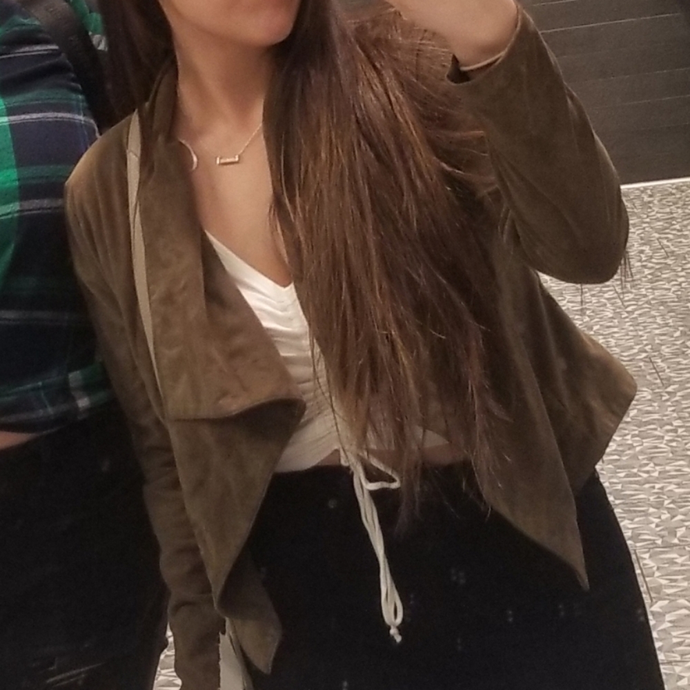 Suede light jacket